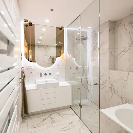 Designovy Heaven S Krbem A Saunou Na Prazskych Vinohradech * Prag